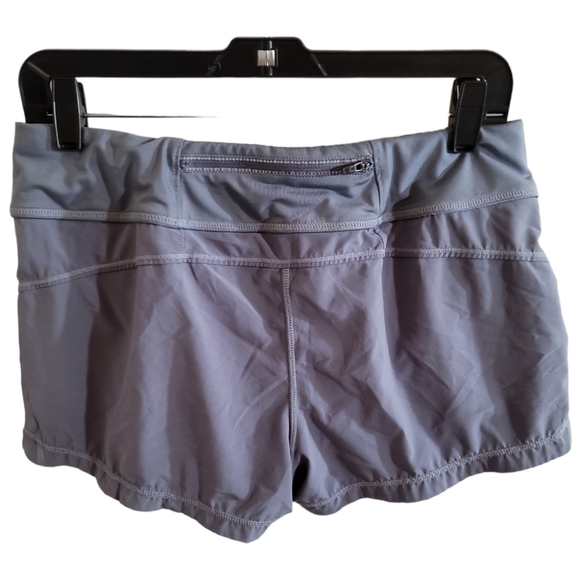 Athleta Ready Set Shorts Medium Blue Gray Athletic Workout - Picture 2 of 5